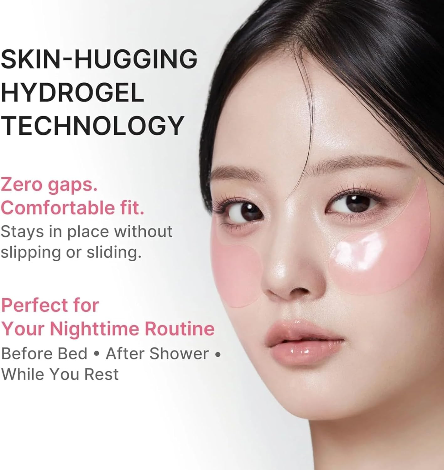 MEDICUBE PDRN Pink Caffeine Collagen Eye Patch 60pcs for Hydration and Revitalization